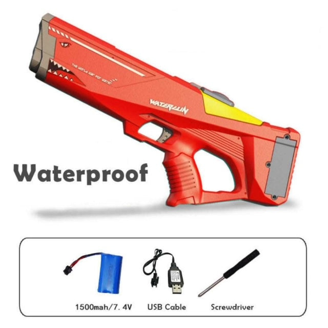 water gun with rechargeable battery