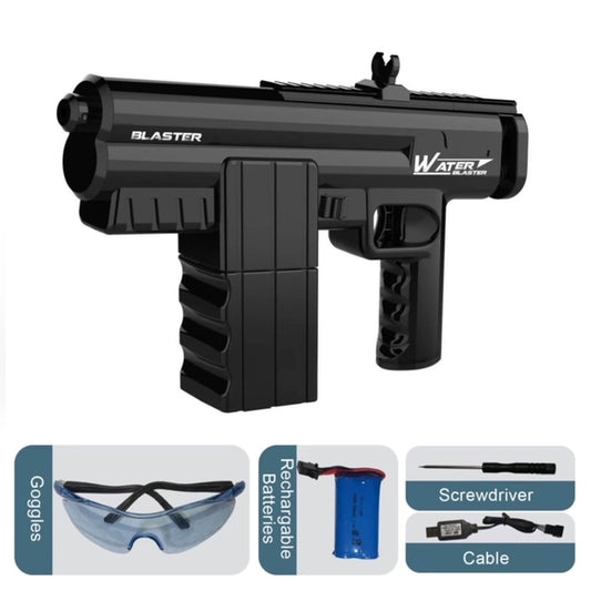Black Water Gun with rechargeable battery with Goggles